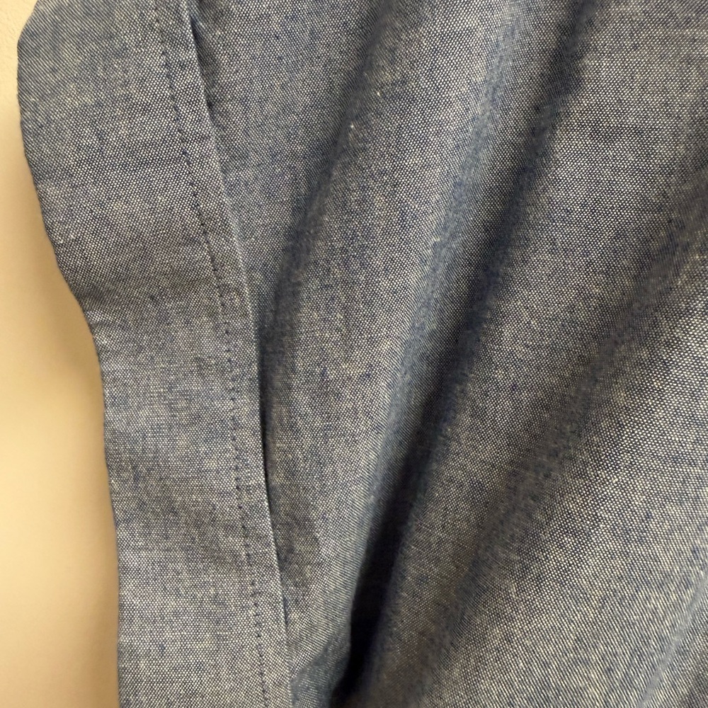 Banana Republic Chambray Above the Knee Denim Shirtdress, Size Small Like New - Picture 7 of 12